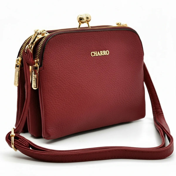 Borsetta CHARRO borsa donna clutch casual elegante in simil pelle tracolla pochette mano