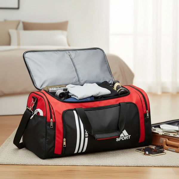 Borsone Sportivo Multifunzionale 3-Stripes Impermeabile – Varie Misure (50cm - 80cm)