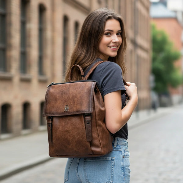 La Soave - Zaino firmato GYOIAMEA Elegante e Resistente, Donna , Zaino Casual zainetto