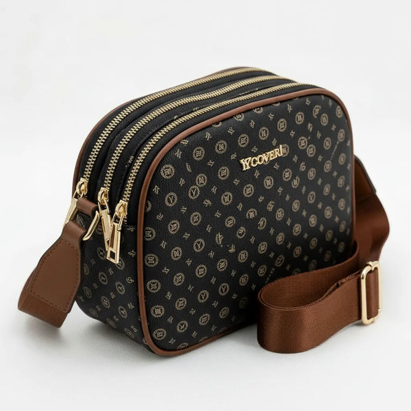 Borsa firmata YYcoveri multi tasche capiente donna tracolla fantasia piccola borsetta