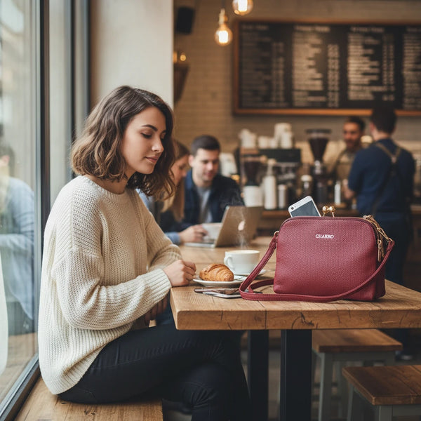 Borsetta CHARRO borsa donna clutch casual elegante in simil pelle tracolla pochette mano