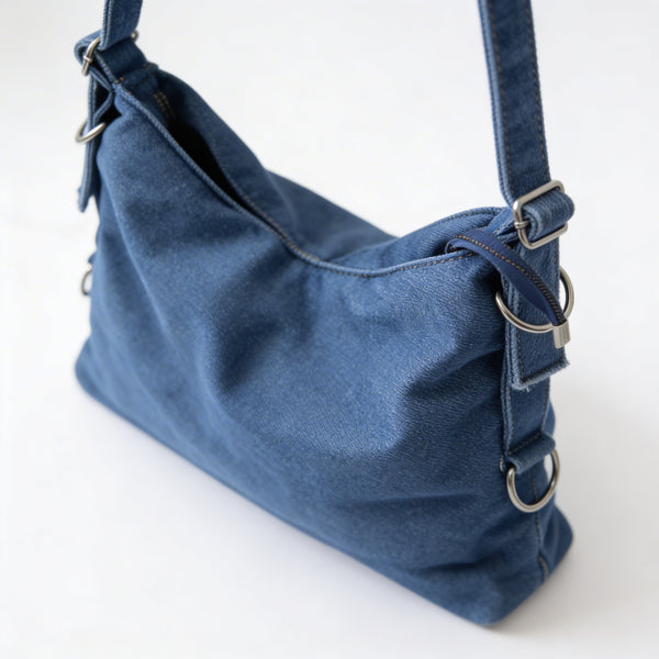 La Oronto tracolla - Borsa firmata Gyoiamea jeans denim tracolla sacco spalla