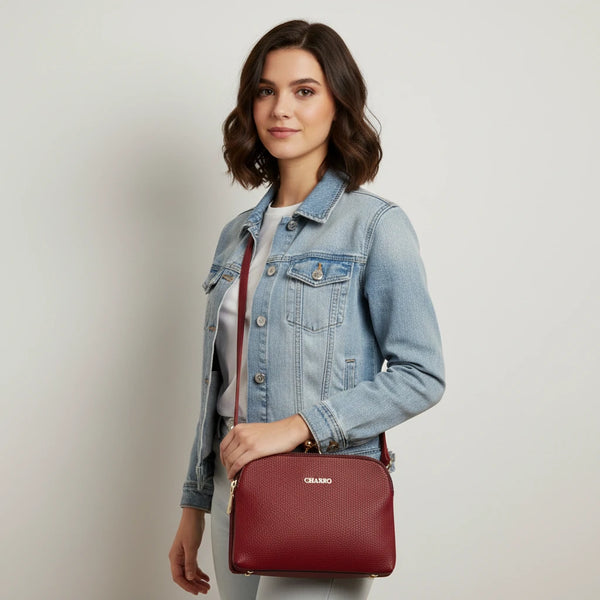 Borsetta CHARRO borsa donna clutch casual elegante in simil pelle tracolla pochette mano