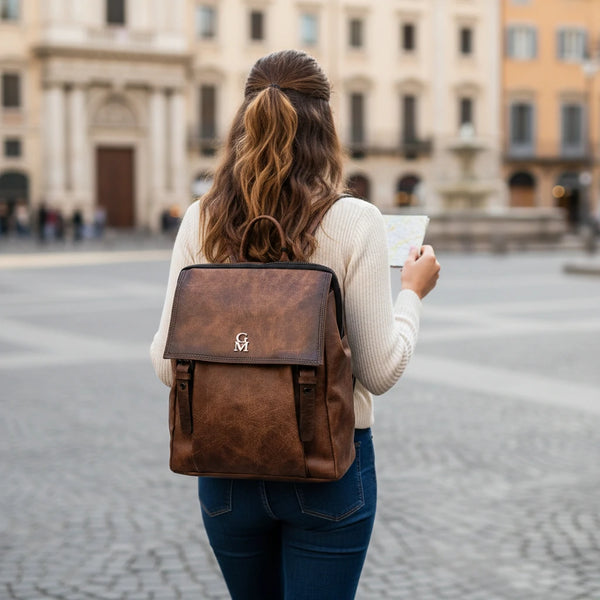 La Soave - Zaino firmato GYOIAMEA Elegante e Resistente, Donna , Zaino Casual zainetto