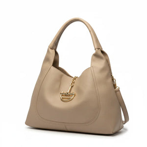 YYCoveri- Borsa Donna Modello sacco grande catena Hobo Casual con Dettagli Dorati