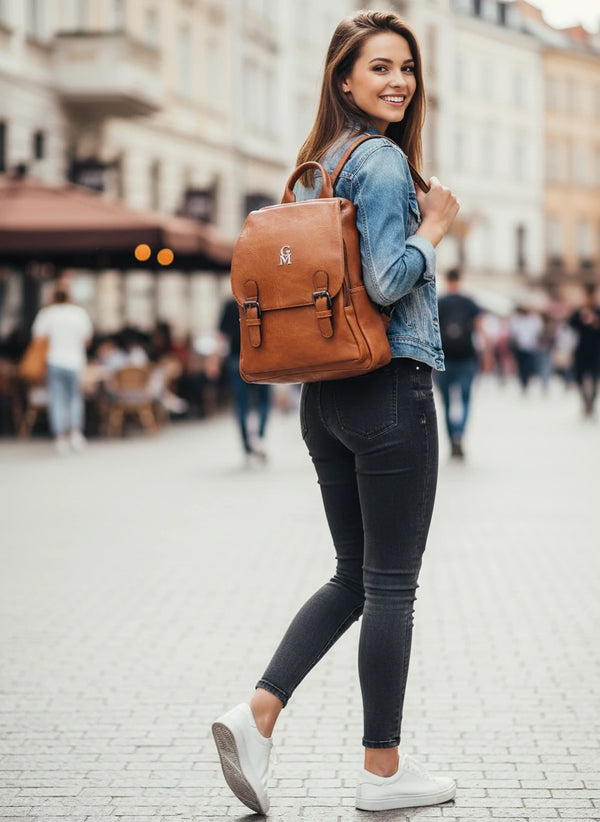 La Gustava  - Zaino firmato GYOIAMEA Elegante e Resistente, Donna , Zaino Casual zainetto