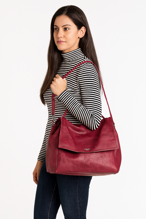NAZARENO GABRIELLI - Borsa multitasche firmata giornaliera elegante 3 zip platta bauletto capiente