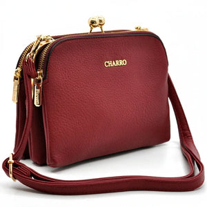 Borsetta CHARRO borsa donna clutch casual elegante in simil pelle tracolla pochette mano