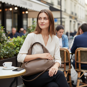 Borsa a sacco firmato COCONUDA Colletion donna spalla a tracolla simil pelle nuova
