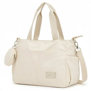 Nazareno Gabrielli - Borsa shopper tote bag Tracolla spalla Donna in Nylon Multitasche Impermeabile e Leggera