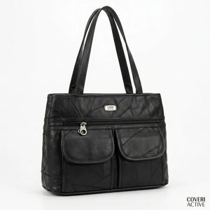 Coveri Active - Bauletto borsa tote bag donna vera pelle spalla tracolla nuova shopping