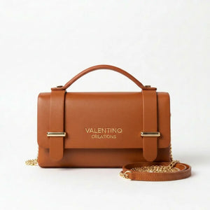 Valentino Creations - Tracolla in simil pelle borsetta rigida borchie