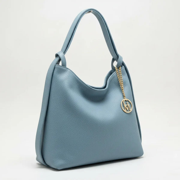 La Alibi - Borsa 2in1 in Vera Pelle trasformabile da borsa a sacco a zaino MADE IN ITALY