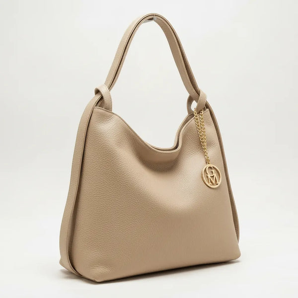 La Alibi - Borsa 2in1 in Vera Pelle trasformabile da borsa a sacco a zaino MADE IN ITALY