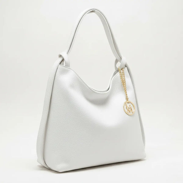 La Alibi - Borsa 2in1 in Vera Pelle trasformabile da borsa a sacco a zaino MADE IN ITALY