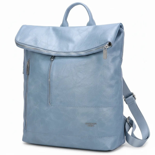 NAZARENO GABRIELLI - Zaino unisex donna uomo zainetto firmato giornaliera elegante capiente cartella