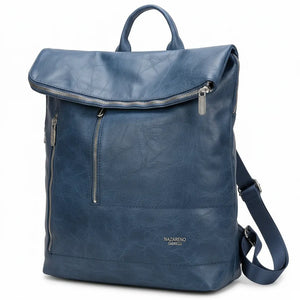 NAZARENO GABRIELLI - Zaino unisex donna uomo zainetto firmato giornaliera elegante capiente cartella