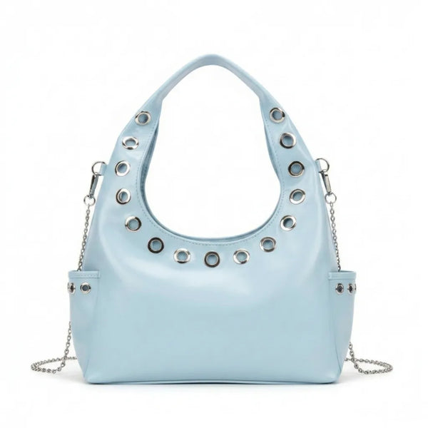 Coconuda - Borsetta borsa mini bag monomanico spalla borchie borchiata tracolla