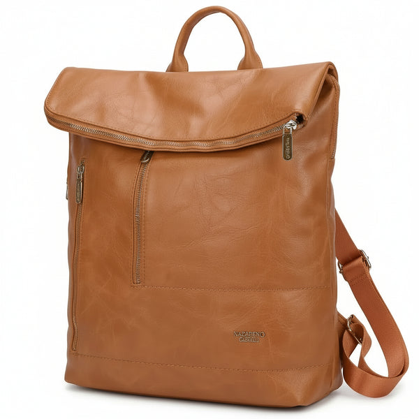 NAZARENO GABRIELLI - Zaino unisex donna uomo zainetto firmato giornaliera elegante capiente cartella