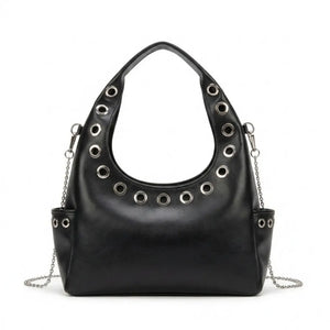 Coconuda - Borsetta borsa mini bag monomanico spalla borchie borchiata tracolla