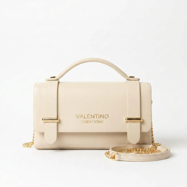 Valentino Creations - Tracolla in simil pelle borsetta rigida borchie
