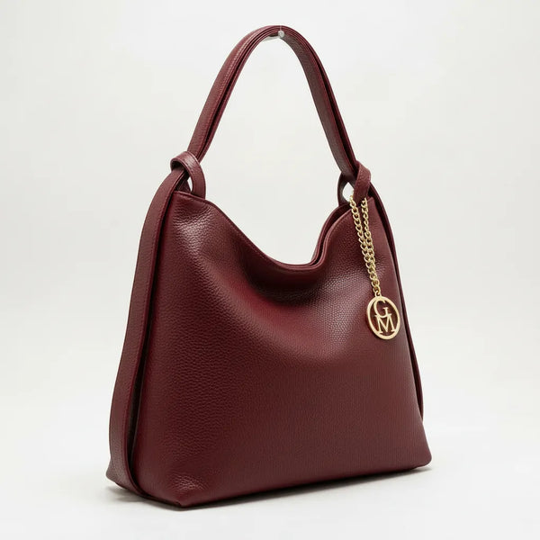 La Alibi - Borsa 2in1 in Vera Pelle trasformabile da borsa a sacco a zaino MADE IN ITALY