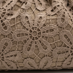 La Natasha - Borsa firmata Gyoiamea Pizzo Macramè clucht borsetta con catena