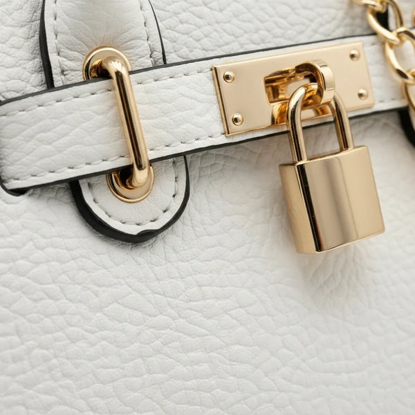La Milvas - Borsa a bauletto con charms borsetta firmata GYOIAMEA a mano tracolla