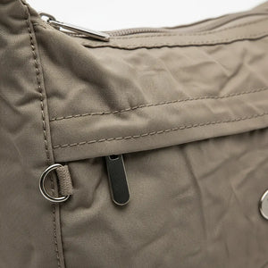 Nazareno Gabrielli - Borsa 5 tasche zip Tracolla Donna in Nylon Multitasche Impermeabile e Leggera