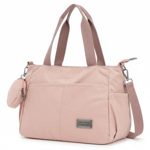 Nazareno Gabrielli - Borsa shopper tote bag Tracolla spalla Donna in Nylon Multitasche Impermeabile e Leggera