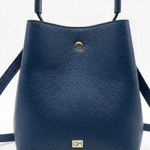 La Calice - Borsa in Vera Pelle Italiana a Secchiello firmata GYOIAMEA Bucket Bag
