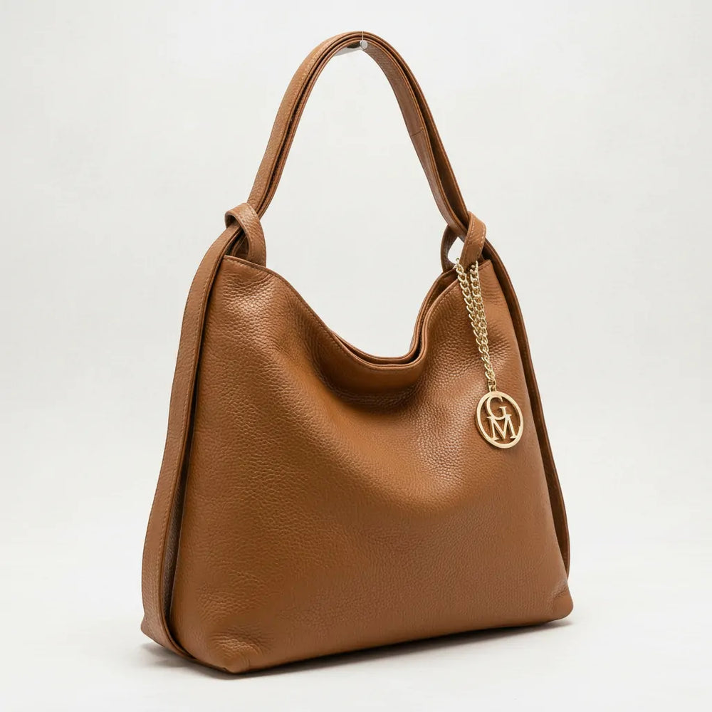 La Alibi - Borsa 2in1 in Vera Pelle trasformabile da borsa a sacco a zaino MADE IN ITALY