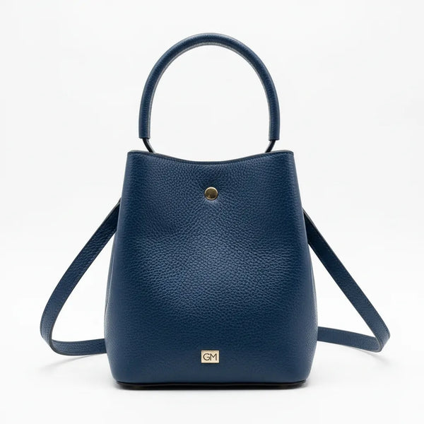 La Calice - Borsa in Vera Pelle Italiana a Secchiello firmata GYOIAMEA Bucket Bag