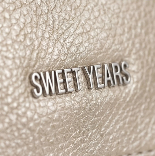 Sweet Years - Tracolla in simil pelle multi tasche 5 zip comoda capiente con platta