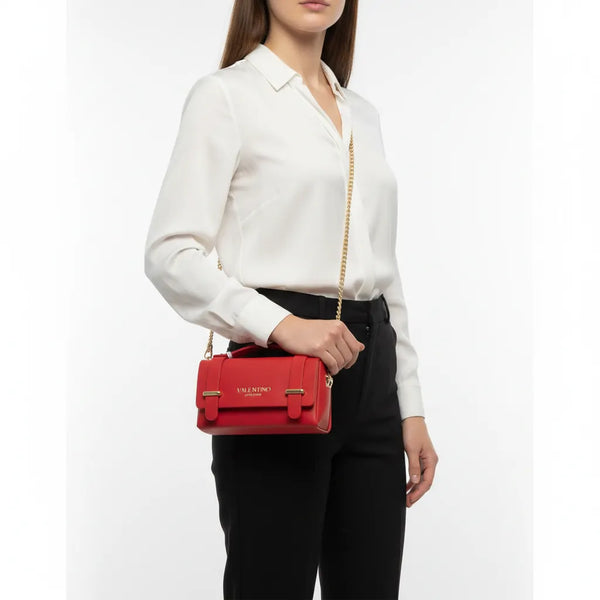 Valentino Creations - Tracolla in simil pelle borsetta rigida borchie