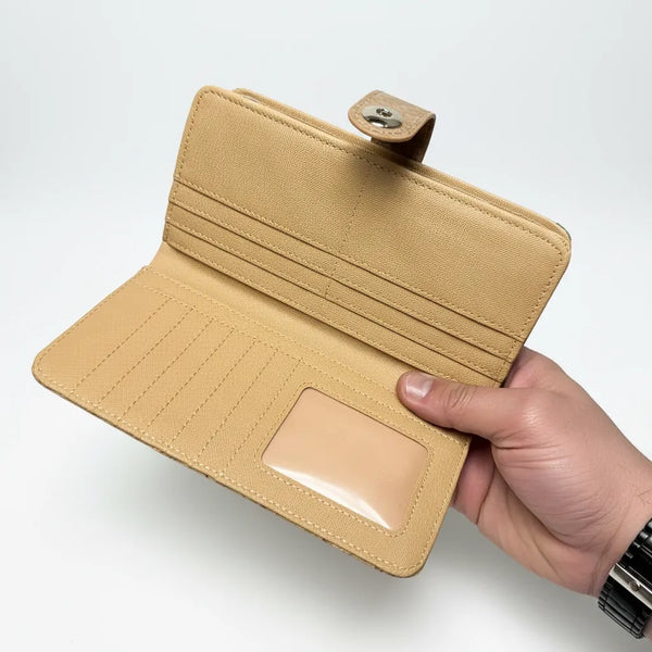 Portafoglio firmato Gyoiamea donna in sughero fantasia colorata porta tessere carte di credito e monete