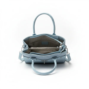 La Patta - Borsa bauletto jeans denim shopping Tracolla trapuntata