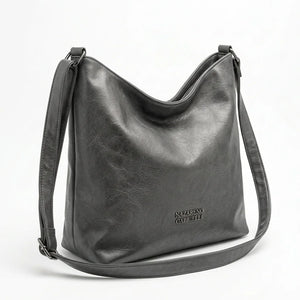 Borsa hobo Nazareno Gabrielli a spalla e tracolla antracite - vista principale