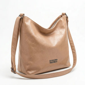 Borsa hobo Nazareno Gabrielli a spalla e tracolla cipria - vista principale