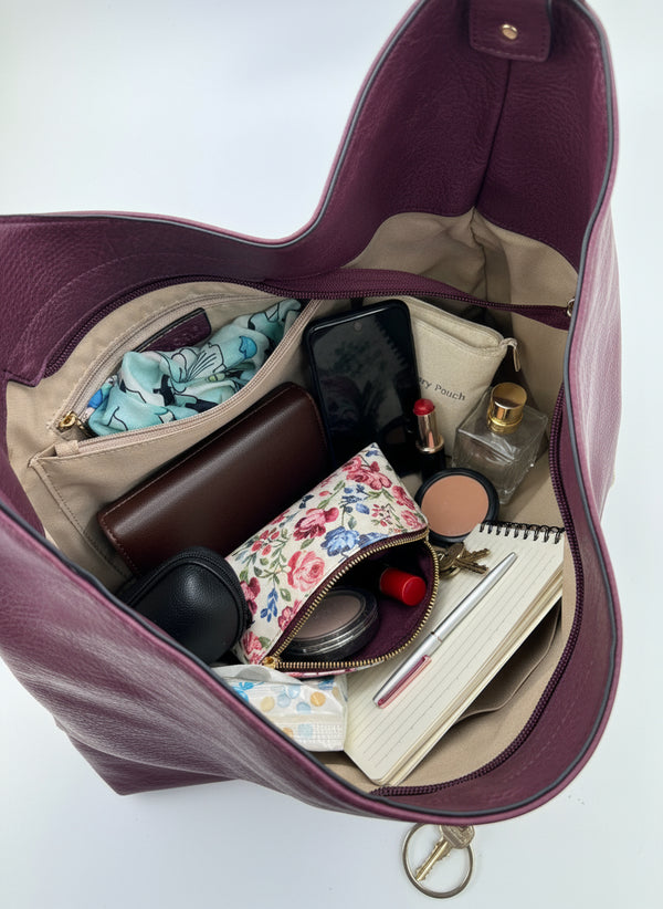 Borsa a sacco firmata CHARRO donna spalla a tracolla simil pelle grande monomanico