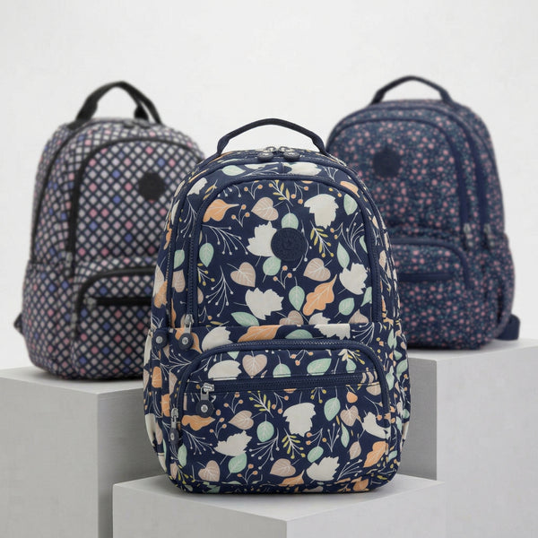 Zaino scuola con imbottitura maschile femminile uomo donna fantasia capiente multitasche spalliere capiente