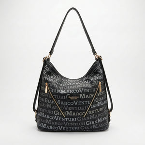 Gian Marco venturi 2in1 borsa zaino LIMITED EDITION fantasia logata