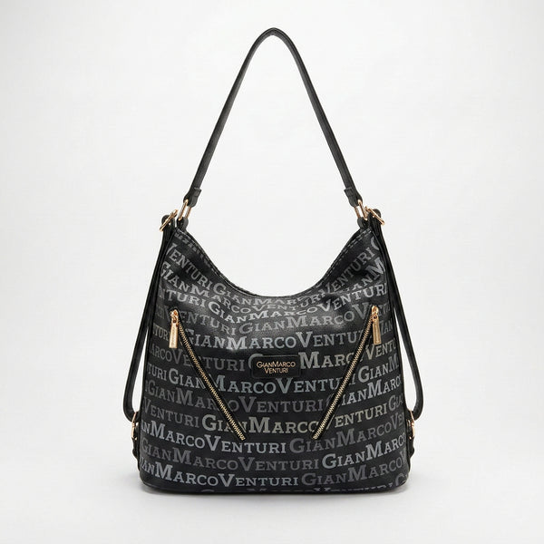Gian Marco venturi 2in1 borsa zaino LIMITED EDITION fantasia logata