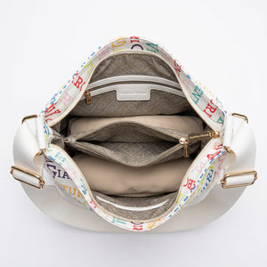 Gian Marco venturi 2in1 borsa zaino LIMITED EDITION fantasia logata