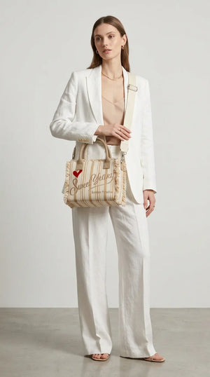 Sweet Years - Borsa bauletto jeans denim cotone tracolla
