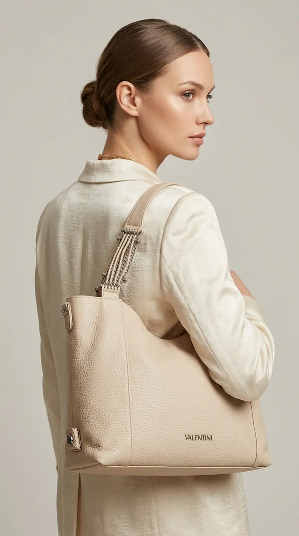 Valentini Gino - Borsa nuova Donna sacco grande shopping bag catene Casual 2026 firmata