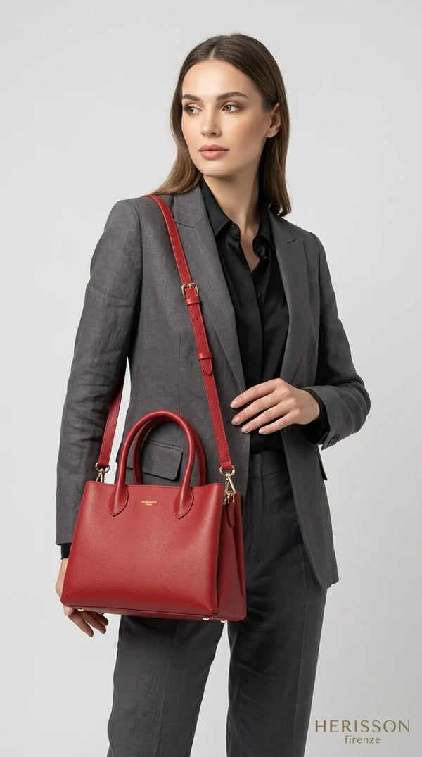Herisson Firenze - Borsa borsetta Bag Strutturata tote donna strutturata
