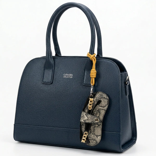 Coveri Collection - Borsa con portaocchiali nuova Donna sacco grande shopping bauletto baule