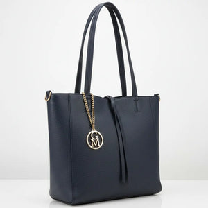 La Tote bag - Borsa 2in1 firmata GYOIAMEA shopping con pochette spalla donna grande simil pelle venata