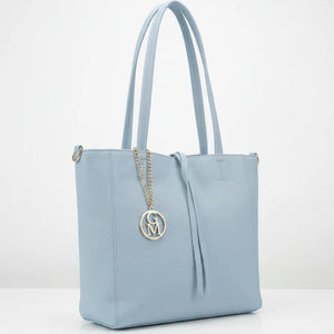 La Tote bag - Borsa 2in1 firmata GYOIAMEA shopping con pochette spalla donna grande simil pelle venata